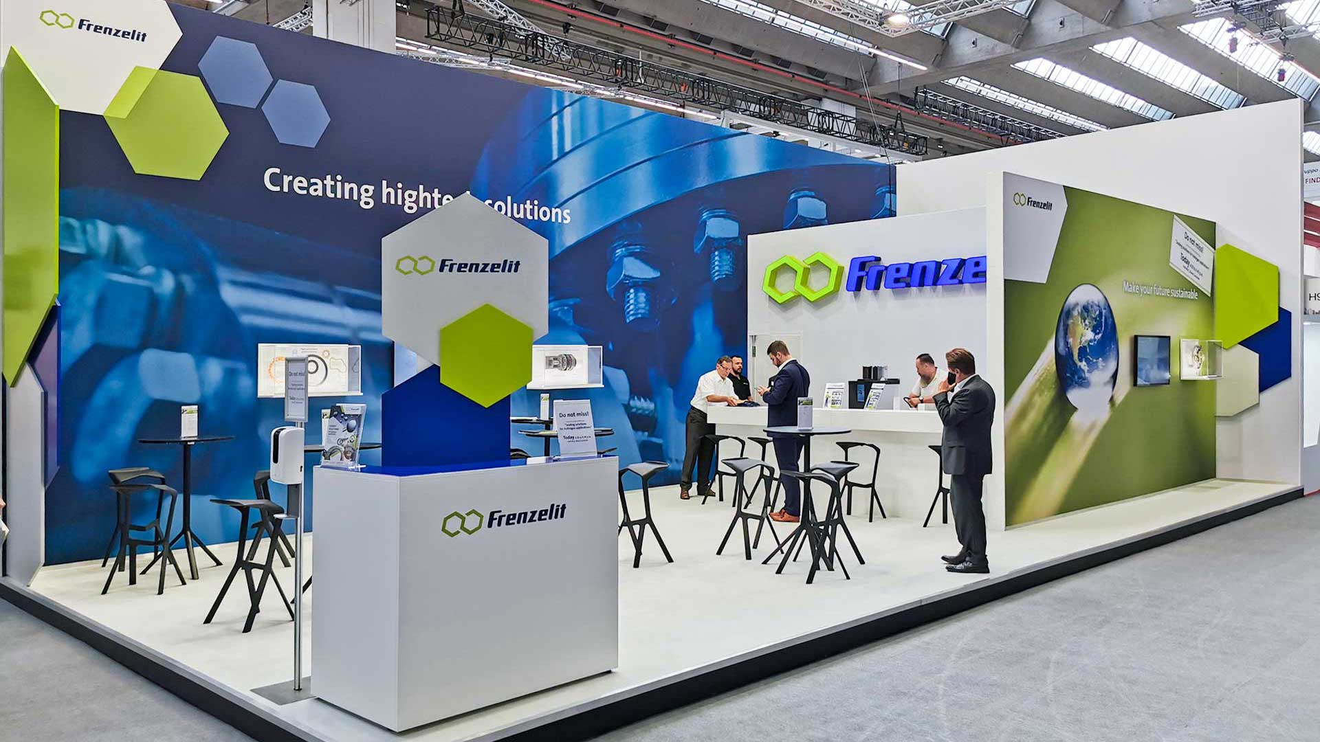 FRENZELIT – modulares Standdesign für den Mittelstand