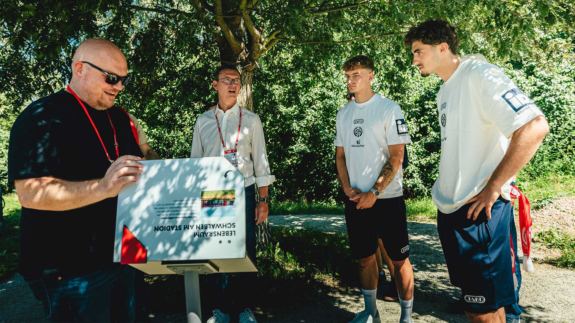 Klimabildungspark Mainz 05: Außenausstellung zum Klimaschutz