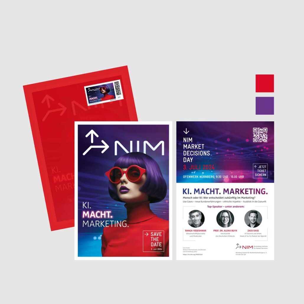 NIM Market Decisions Day 2024 – Save the date card NIM Market Decisions Day 2024 – Save the date card, Individuelle Briefmarke