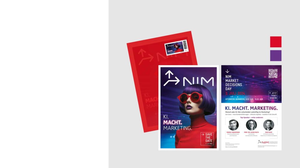 NIM Market Decisions Day 2024 – Save the date card NIM Market Decisions Day 2024 – Save the date card, Individuelle Briefmarke