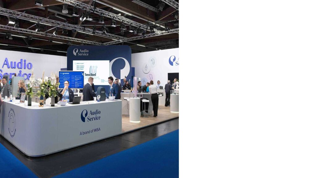 Audio Service - Messestand auf der EUHA 2025