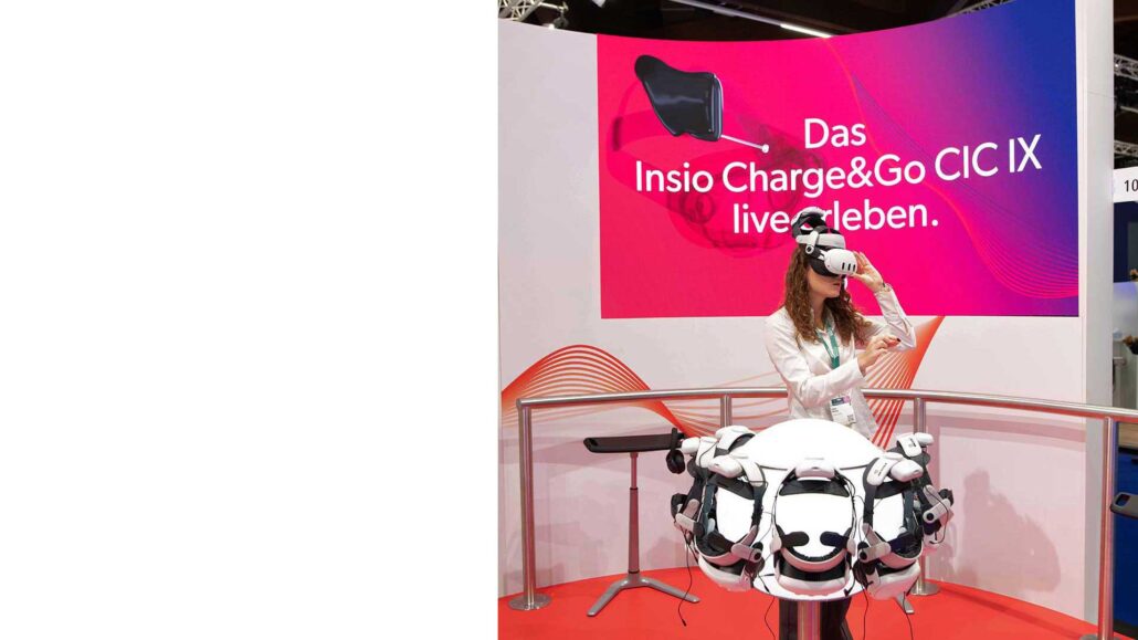 Signia - Exponat auf dem Messestand zur EUHA 2025