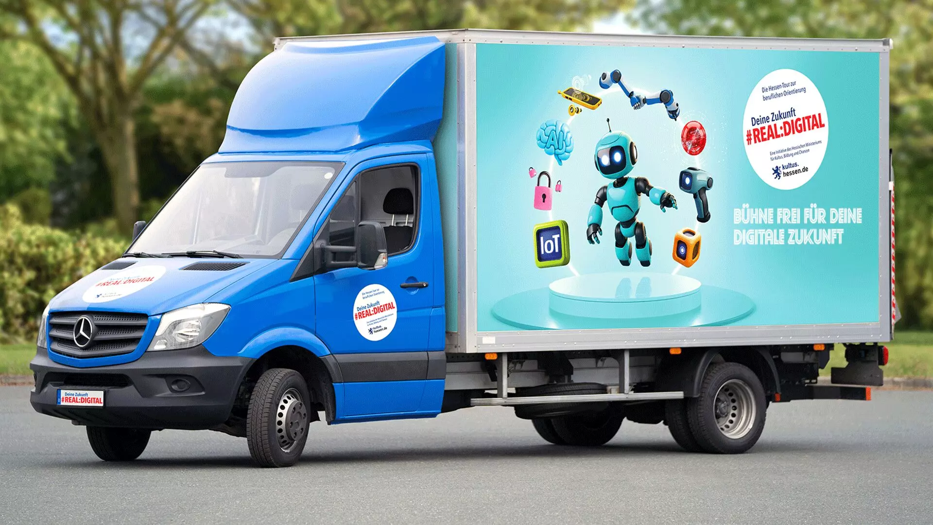 Hessen digital - Roadshowfahrzeug