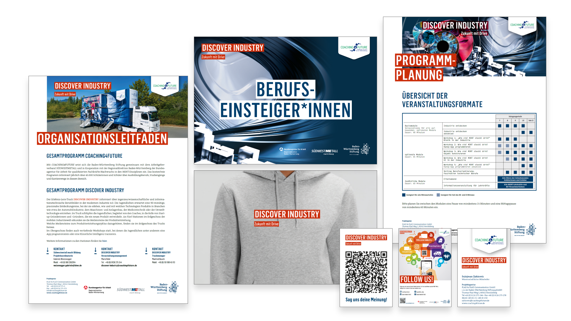 Corporate Design Beispiele in verschiedenen Medien